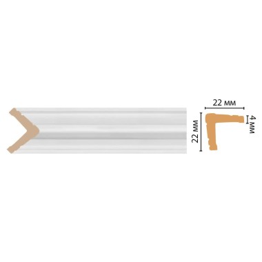 Цветной угол Decomaster 116S-115 (22*22*2400)