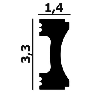 Молдинг из полимера P136 Perfect Plus