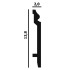 Плинтус напольный из полимера P31 Perfect Plus