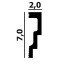 Молдинг из полимера P106 Perfect Plus