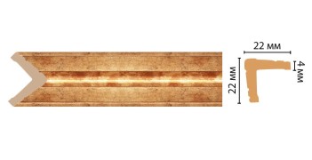 Цветной угол Decomaster 116S-552 (22*22*2400)