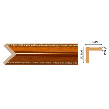 Цветной угол Decomaster 116-53 (30*30*2400)