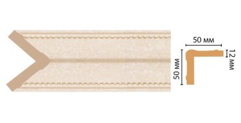 Цветной угол Decomaster 142-18D (50*50*2400)