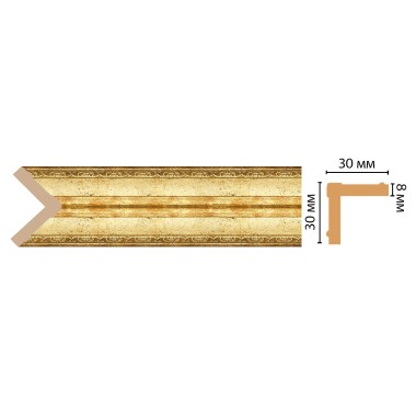 Цветной угол Decomaster 116-126 (30*30*2400) ДМ