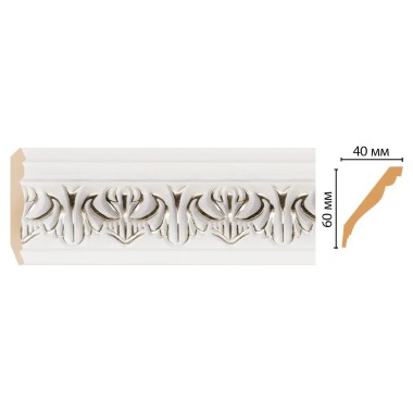 Карниз потолочный Decomaster 155B-60 2M (60*40*2000)