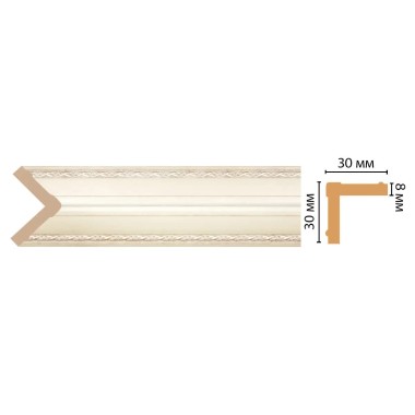Цветной угол Decomaster 116-937 (30*30*2400)