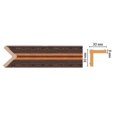 Цветной угол Decomaster 116-966 ДМ (30*30*2400)