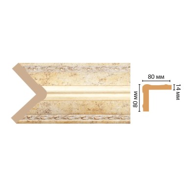 Цветной угол Decomaster 140-553 (81*81*2400)