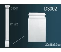 База пилястры D3002 Перфект Полиуретан