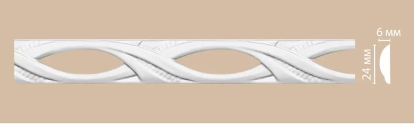 Молдинг с орнаментом Decomaster DT8029 (24*6*2400)