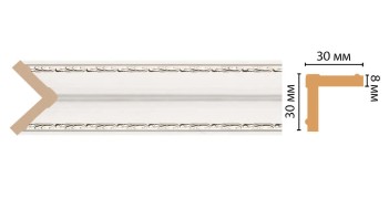 116-60/28 Угол Decomaster ДМ(30*30*2400 мм)