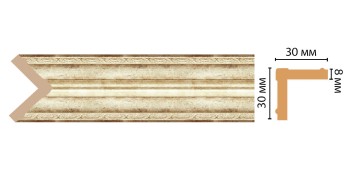 Цветной угол Decomaster 116-127 (30*30*2400) ДМ