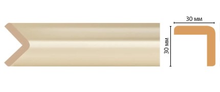 Цветной угол Decomaster D134-61 ДМ (30*30*2400)