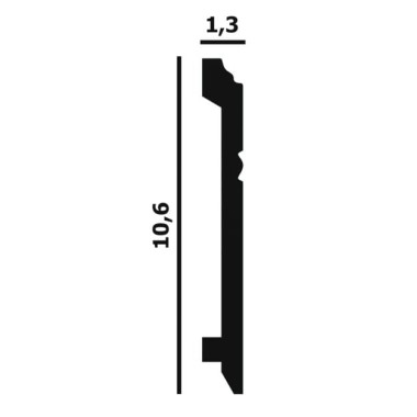 Напольный плинтус P43 Perfect Plus