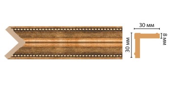 Цветной угол Decomaster 116-57 (30*30*2400)