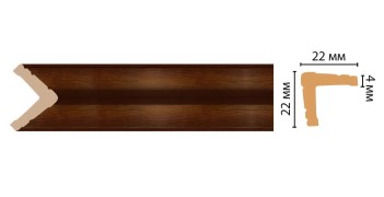 Цветной угол Decomaster 116s-51 (22*22*2400)