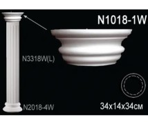 Капитель колонны N1018-1W Перфект Полиуретан