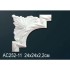 Угловой элемент AC252-11 Перфект Полиуретан