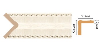Цветной угол Decomaster 142-6 ДМ (50*50*2400)