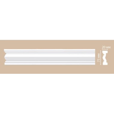 Молдинг гладкий Decomaster DT8740 (75*20*2400)