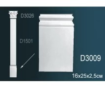 База пилястры D3009 Перфект Полиуретан