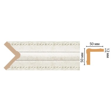 Цветной угол Decomaster 142-42 ДМ (50*50*2400)