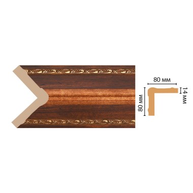 Цветной угол Decomaster 140-1084 (81*81*2400)