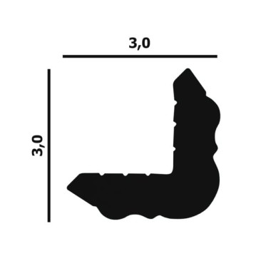 Угловой молдинг для стен P06 Perfect Plus
