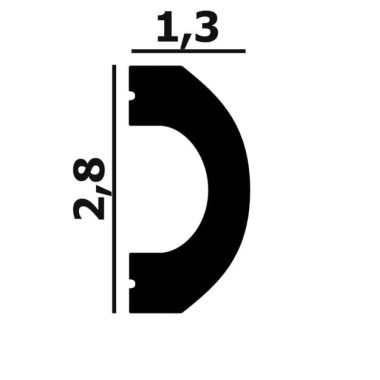 Молдинг из полимера P127 Perfect Plus
