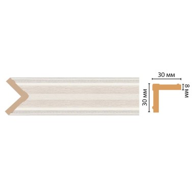 Цветной угол Decomaster 116-14 (30*30*2400)