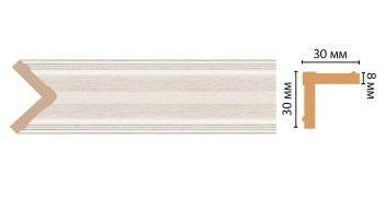 Цветной угол Decomaster 116-14 (30*30*2400)