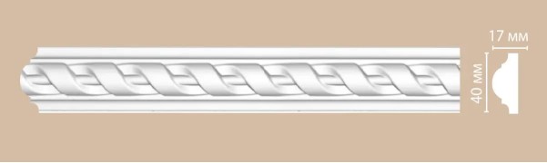 Молдинг с орнаментом Decomaster DT8050 гибкий (40*17*2400)
