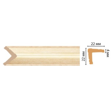 Цветной угол Decomaster 116S-933 (22*22*2400)