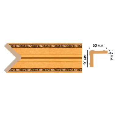 Цветной угол Decomaster 142-1223 ДМ (50*50*2400)