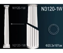 Ствол колонны N3120-1W Перфект Полиуретан