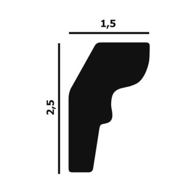 Плинтус потолочный P34 Перфект Плюс