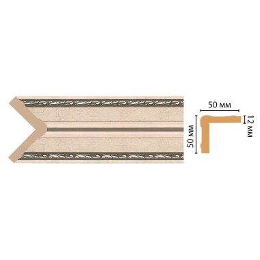 Цветной угол Decomaster 142-59 ДМ (50*50*2400)