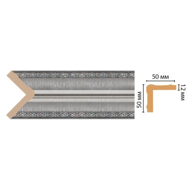Цветной угол Decomaster 142-55 (51*51*2400)