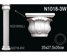 Капитель колонны N1018-3W Перфект Полиуретан