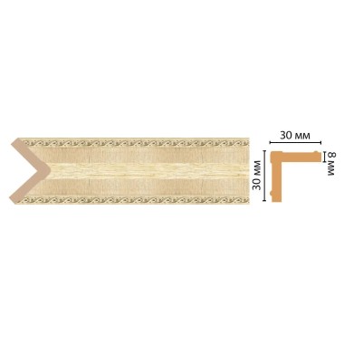Цветной угол Decomaster 116-5 (30*30*2400) ДМ