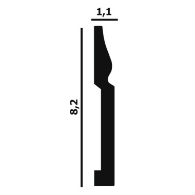 Плинтус напольный P48 Perfect Plus