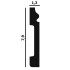 Плинтус напольный P29 Perfect Plus