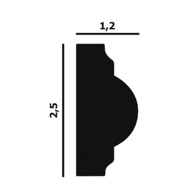 Молдинг из полимера P35 Perfect Plus