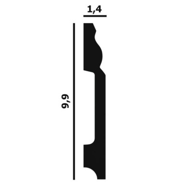 Плинтус напольный P15 Perfect Plus
