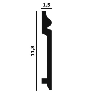 Плинтус напольный P14 Perfect Plus