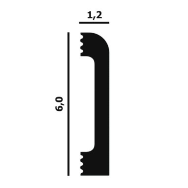 Плинтус напольный P67 Perfect Plus