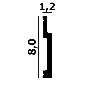 Плинтус напольный Р116 Perfect Plus