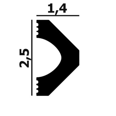 Молдинг из полимера P134 Perfect Plus