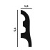 Плинтус напольный P18 Perfect Plus