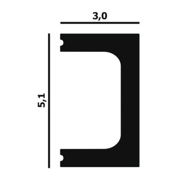 Молдинг из полимера P86 Perfect Plus